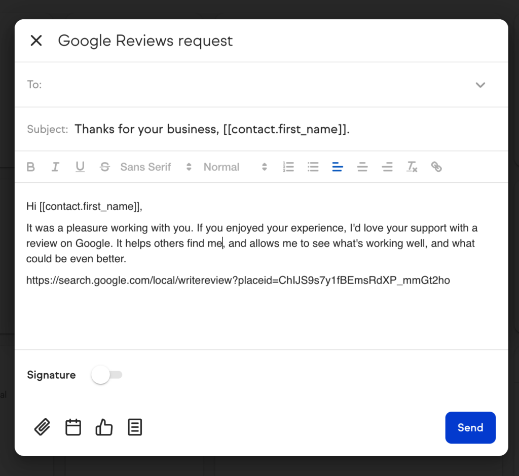 Google Review Email Signature Template at vanchanablog Blog